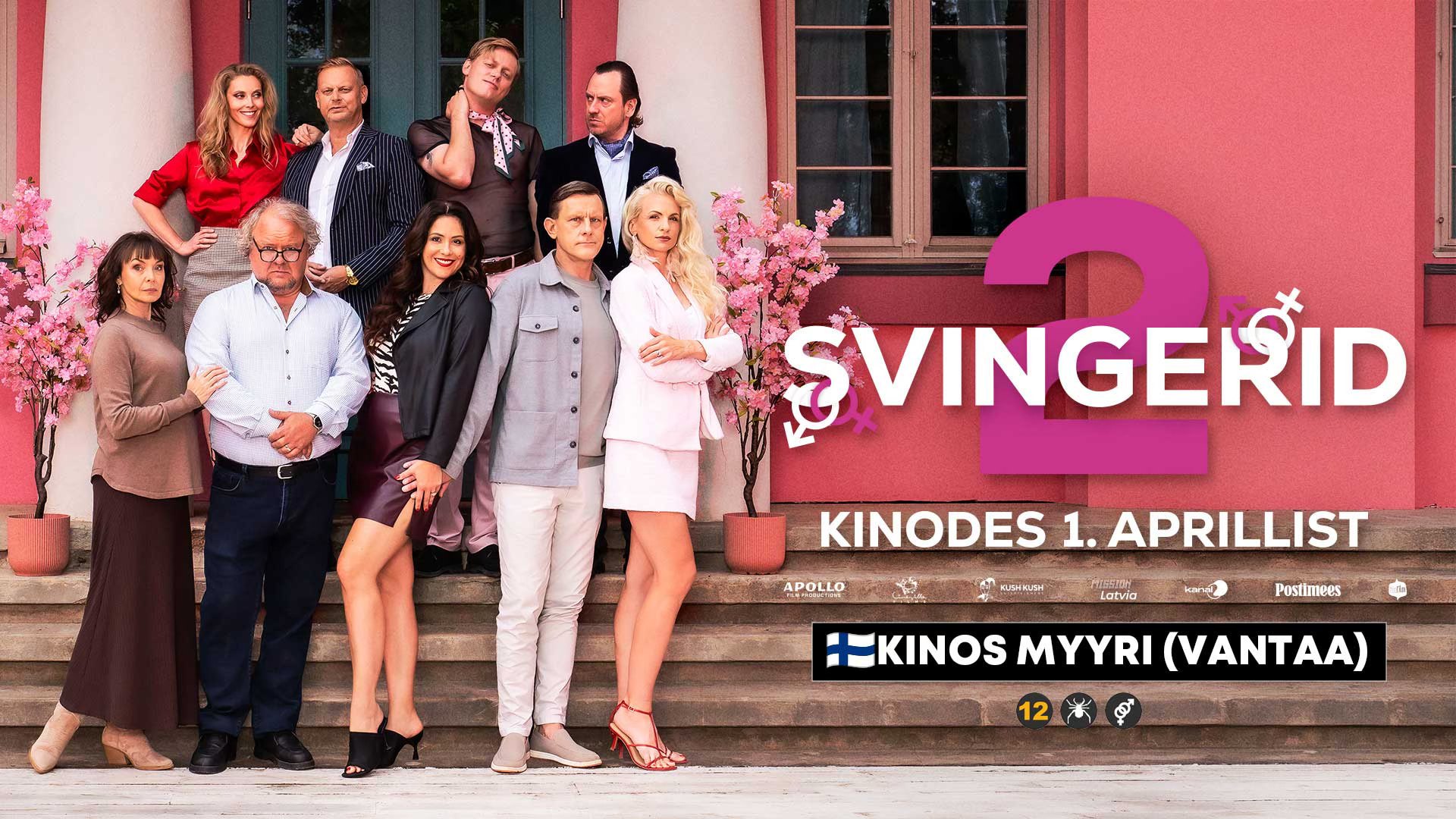 Komöödiafilm Svingerid 2 - viimane seanss!