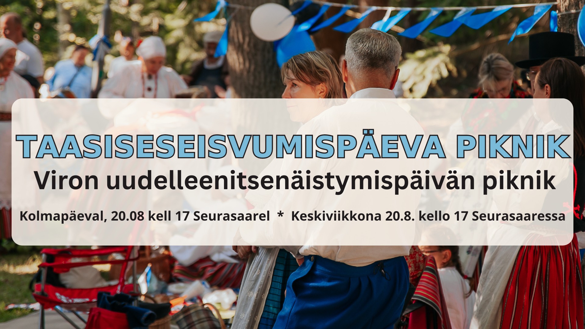 Eesti taasiseseisvumispäeva piknik. Viron uudelleenitsenäistymispäivän piknik