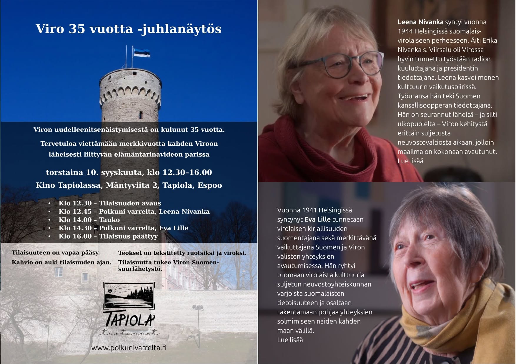 Viro 35 vuotta -juhlanäytös