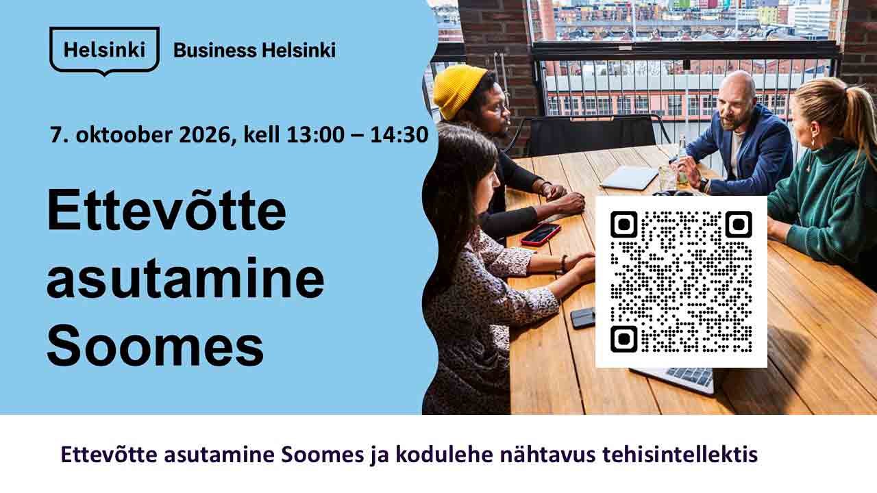 Ettevõtte asutamine Soomes ja kodulehe nähtavus tehisintellektis